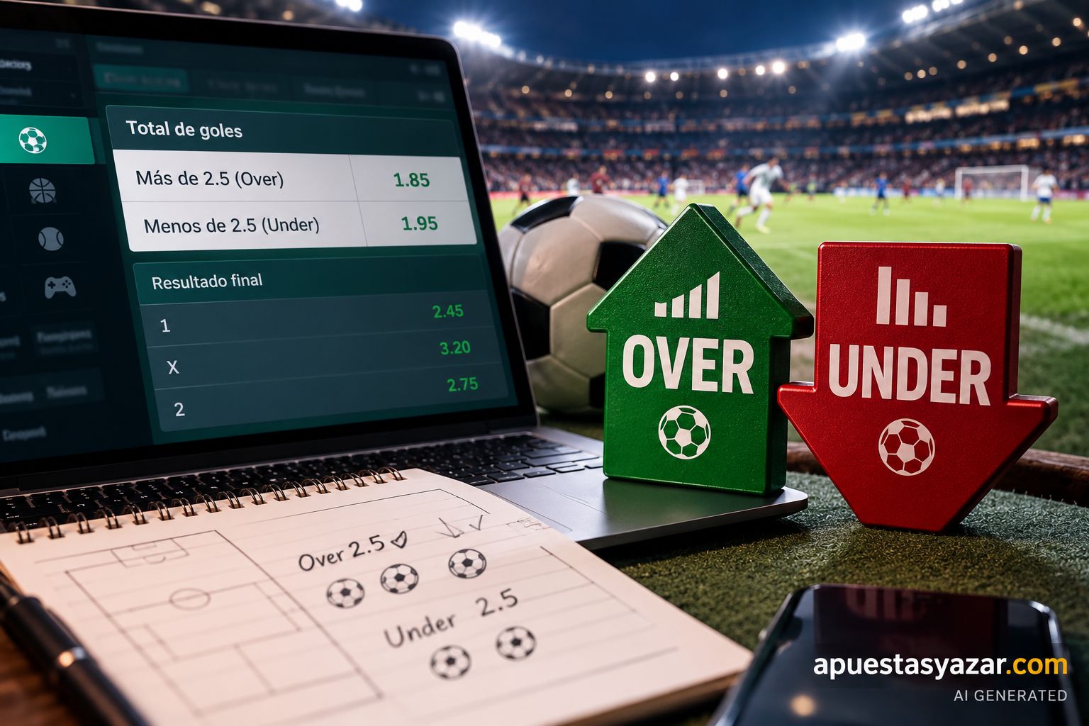 Nueva portada 1 Qué significa over y under en las apuestas deportivas y cómo funciona